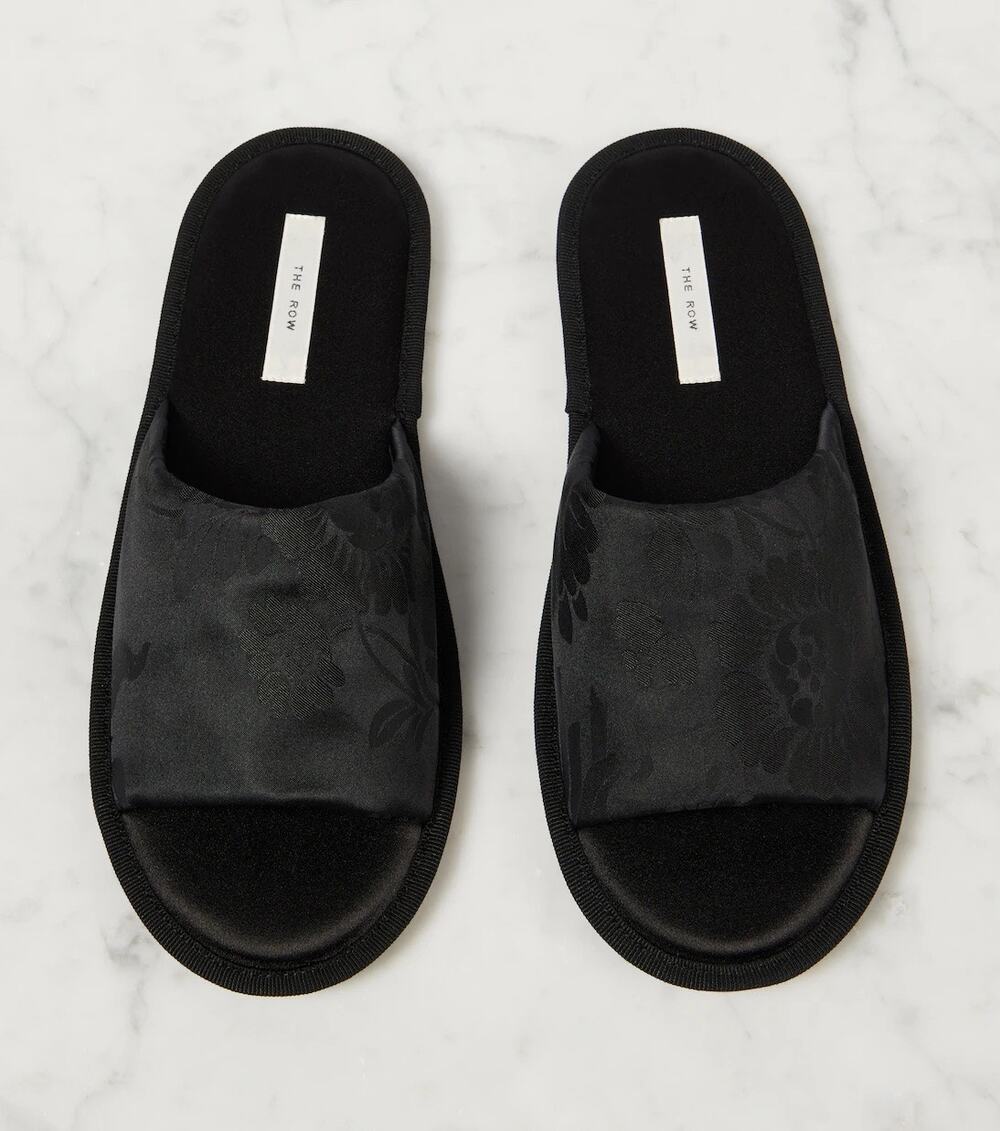 The Row Frances jacquard slippers SZ 37